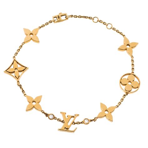 louis vuitton gold fence|louis vuitton diamond bracelet.